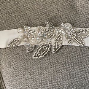 Wedding dress sash